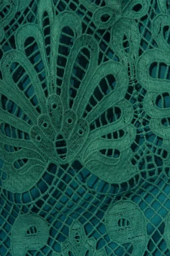 New Millie Lace Maxi Dress In Emerald Dresses|Formal