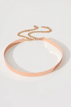 Outlet Molten Belt In Rose Gold Belts