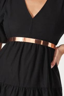 Outlet Molten Belt In Rose Gold Belts