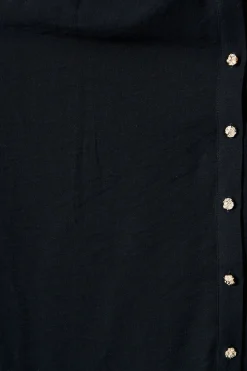 Sale Monday Muse Midi Shirt Dress in Navy Dresses|Workwear