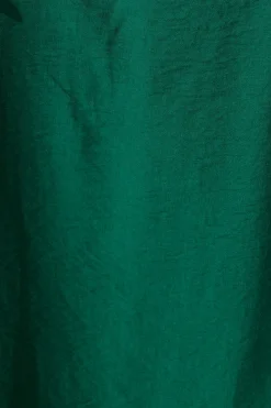 Sale Monday Muse Midi Shirt Dress in Green Dresses|Workwear