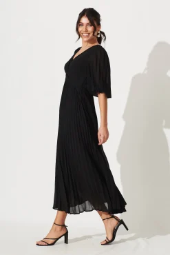 Fashion Moritz Maxi Dress In Black Chiffon Dresses|Cocktail