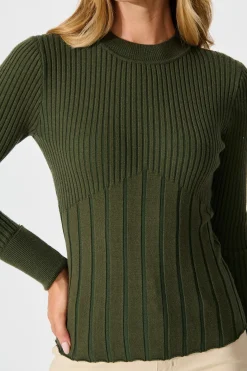 Sale Mystical Knit in Green Knitwear|Knitwear