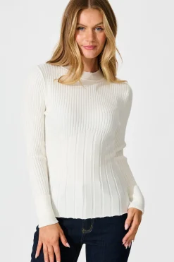 Discount Mystical Knit in White Knitwear|Knitwear