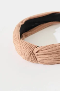 Online Nadia Knot Textured Headband In Light Brown Hair Accessories