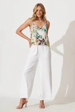 Discount Negroni Cami Top In Multi Brushstroke Print Tops|Casual