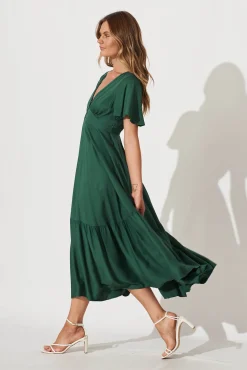 Best Nevada Maxi Dress In Green Dresses|Casual