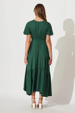 Best Nevada Maxi Dress In Green Dresses|Casual
