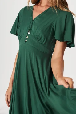 Best Nevada Maxi Dress In Green Dresses|Casual