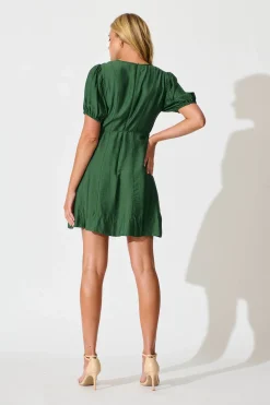 Best Nia Dress in Green Dresses|Casual