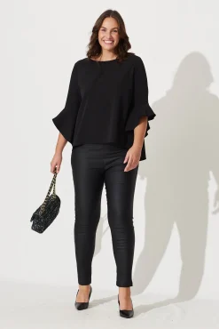 Best Nila Top In Black Tops|Workwear