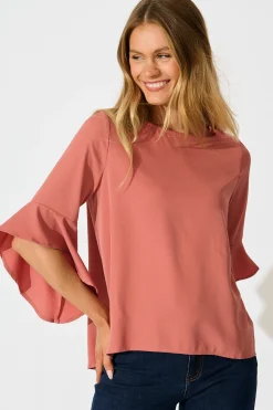 Best Nila Top in Dusty Pink Tops|Workwear
