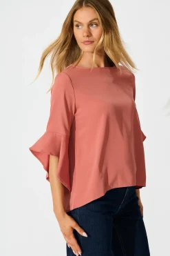 Best Nila Top in Dusty Pink Tops|Workwear