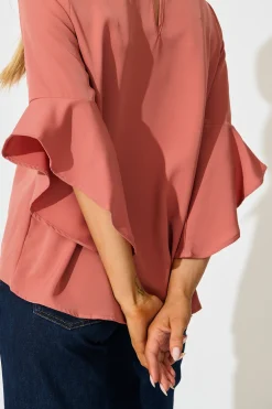 Best Nila Top in Dusty Pink Tops|Workwear