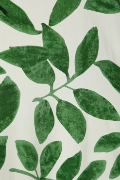 New No Scrubs Maxi Dress In Cream With Green Leaf Print Dresses|Casual