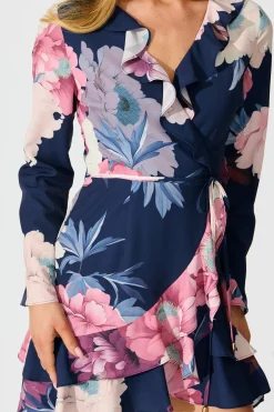 Outlet Noir Botanica Dress in Navy Floral Dresses|Party