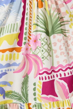 Best Northcote Smock Dress in Multi Patchwork Print Dresses|Casual