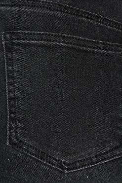 Online Ocean Road High Rise Wide Leg Jean in Black Denim Bottoms|Denim