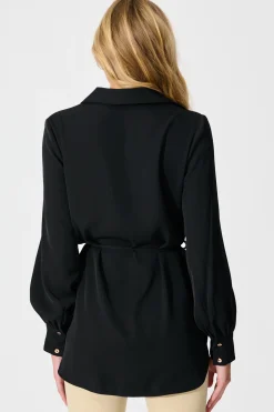 Hot Office Muse Shirt in Black Tops|Workwear