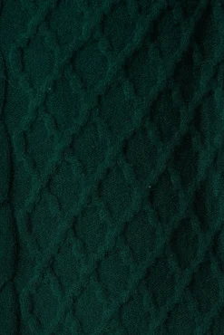 Sale Okina Knit Cardigan In Emerald Wool Blend Knitwear|Knitwear
