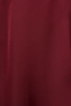 Discount Olsen Maxi Dress in Wine Satin Dresses|Party
