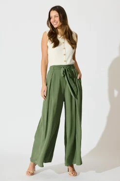 Discount Page Pant in Sage Bottoms|Pants