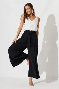 Outlet Page Pants In Black Bottoms|Pants
