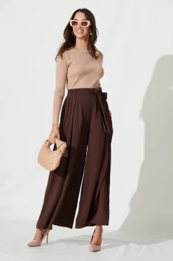 Fashion Page Pants in Chocolate Bottoms|Pants