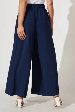 Outlet Page Pants In Navy Bottoms|Pants