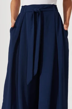 Outlet Page Pants In Navy Bottoms|Pants