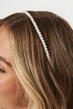 Fashion Pearl Headband In White Hair Accessories|Wedding Guest