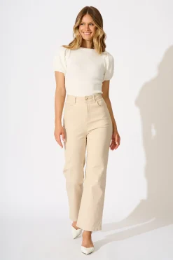 New Perfect Harmony Knit Top in White Tops