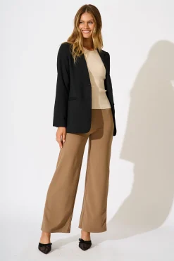 Fashion Power & Poise Pant in Beige Bottoms|Pants