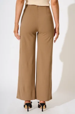 Fashion Power & Poise Pant in Beige Bottoms|Pants