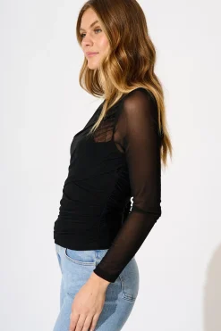 Online PRE ORDER Maybe Tomorrow Top in Black Tops|Party & Occasion