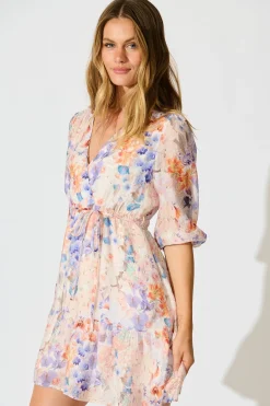Hot Raye Dress in Multi Floral Print Dresses|Casual