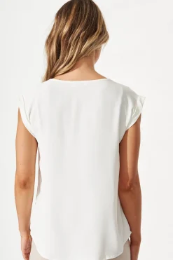 Sale Rejina Top In White Tops|Workwear