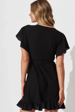 Sale Relic Wrap Dress In Black Dresses|Casual