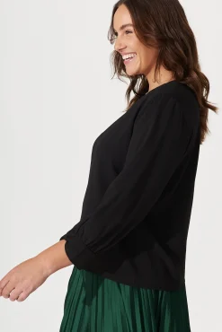 Fashion Rhiah Top In Black Tops|Workwear