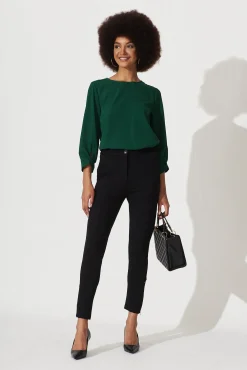 Outlet Rhiah Top in Emerald Tops|Casual