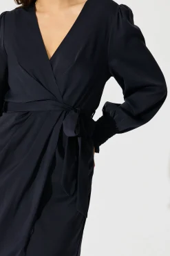 Best Rosemarie Midi Dress in Navy Dresses|Party