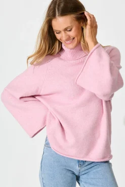 Sale Ruby Knit in Pink Knitwear|Knitwear