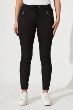 Fashion Ryder Jogger Pant In Black Bottoms