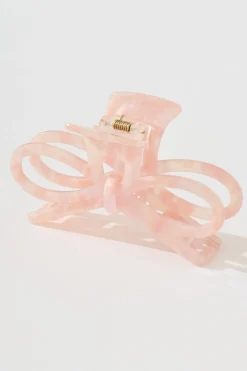 Online Sally Hair Claw in Blush Pink Hair Accessories