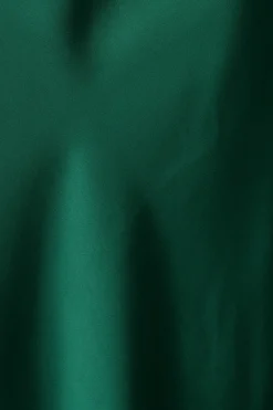 New Sarita Maxi Off Shoulder Dress in Emerald Green Satin Dresses|Party