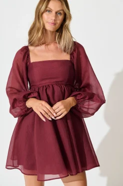 Fashion Seduction Dress in Wine Hens Night