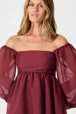 Fashion Seduction Dress in Wine Hens Night
