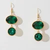 Hot Shauna Drop Earring in Emerald Jewellery