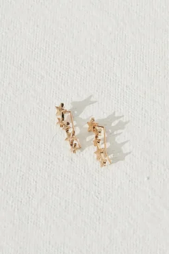 Best Shooting Star Earrings In Gold Jewellery|Wedding Guest