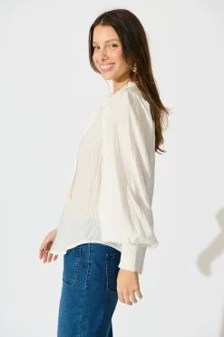 New Solara Top in White Tops|Casual
